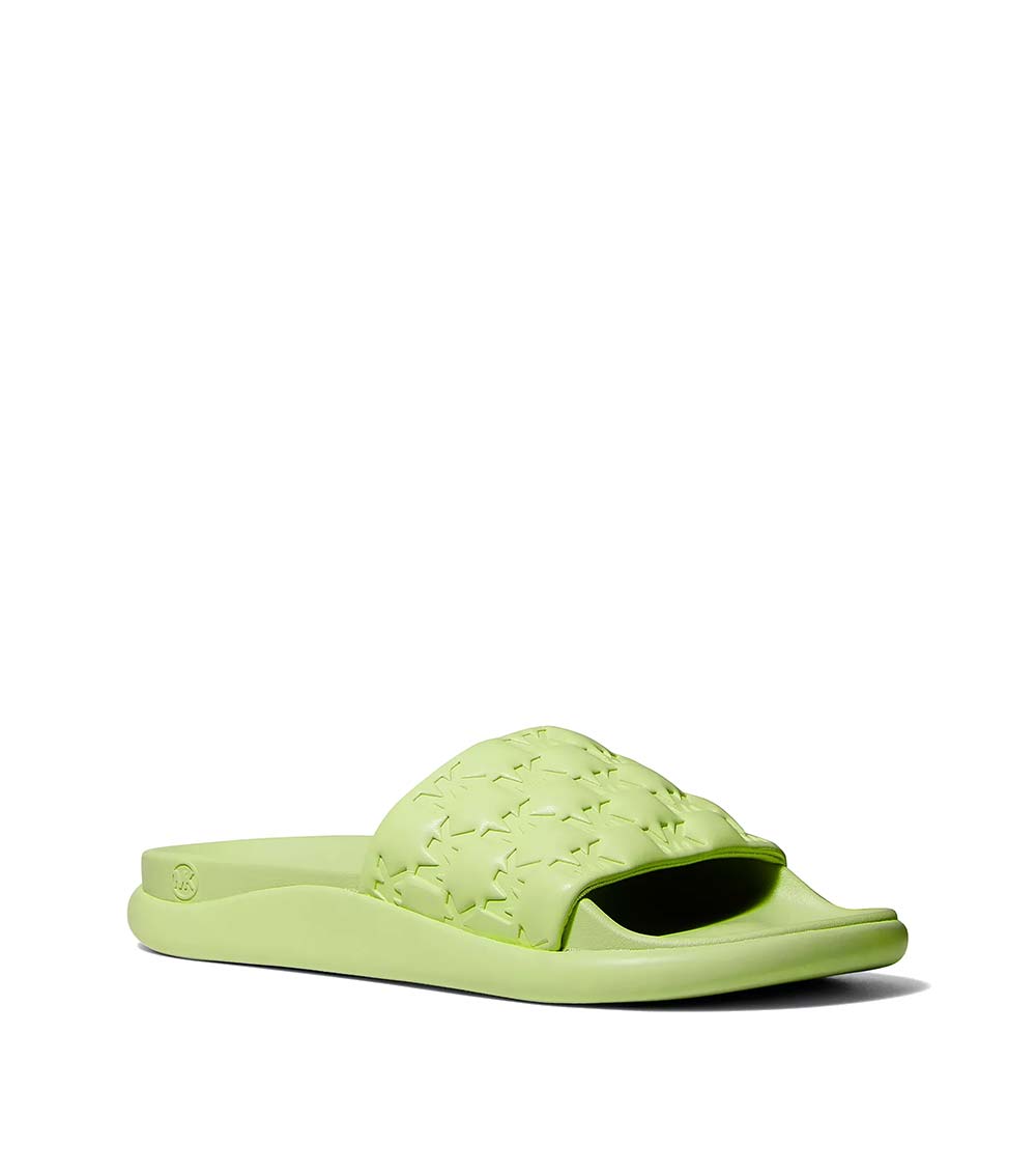 michael kors slides womens green