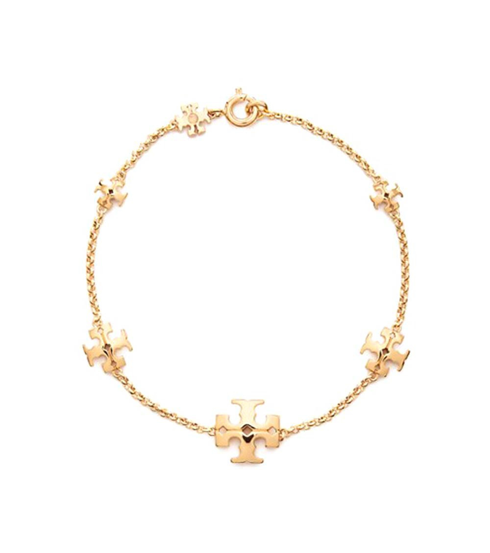 Tory Burch Gold Signature Charm Bracelet for Women Online India at  