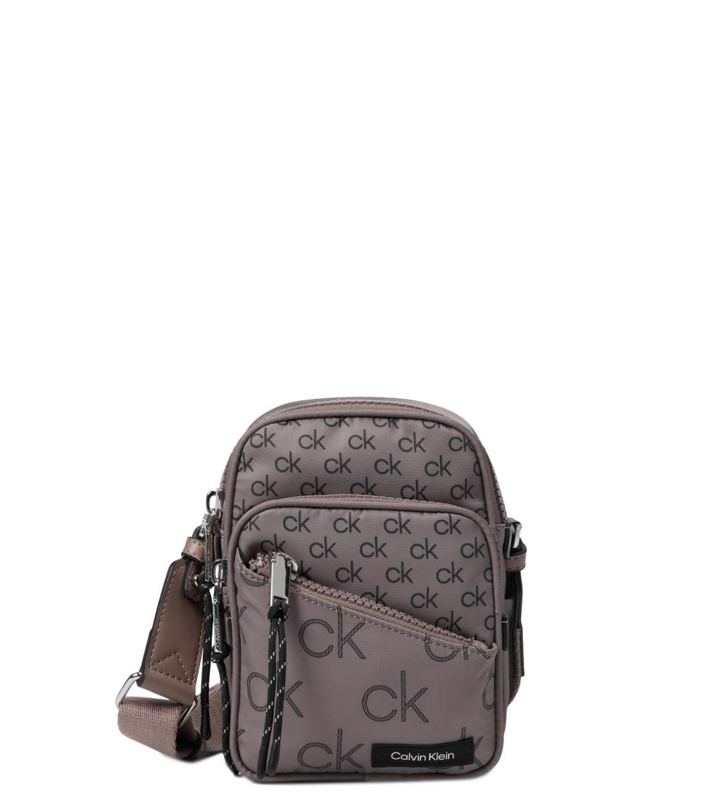 Calvin Klein Evie Crossbody Bag in Brown