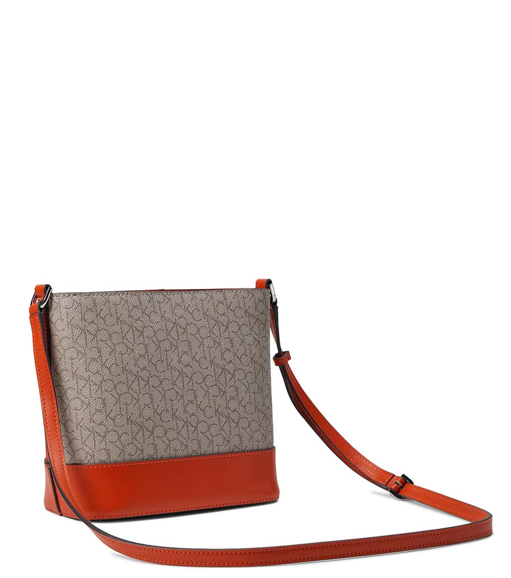 Calvin Klein Taupe Adrina Small Crossbody Bag for Women Online