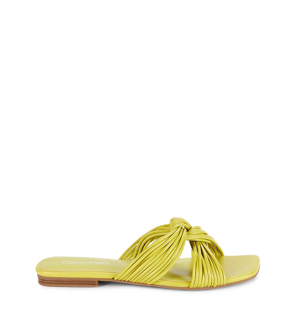 Calvin Klein Yellow Knot Slip On Sandals for Women Online India at Darveys