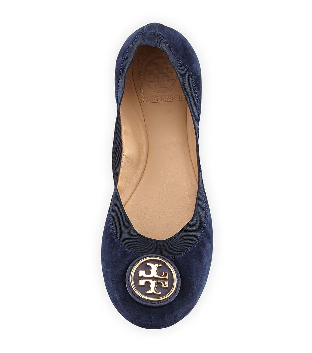 Tory Burch Blue Caroline Ballet Flats for Women Online India at 