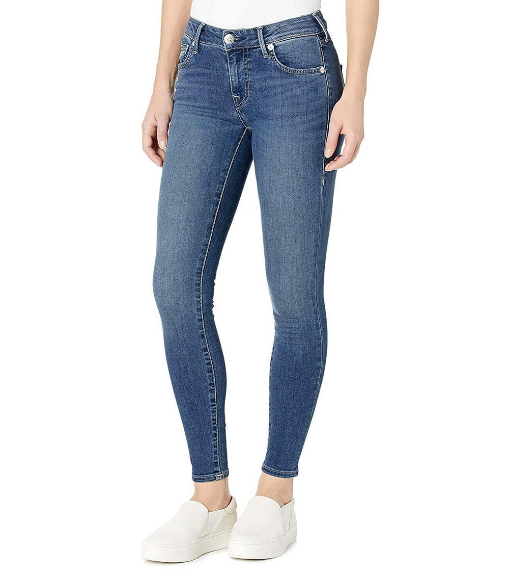 True Religion Light Blue Skinny Fit Jeans for Women Online India at