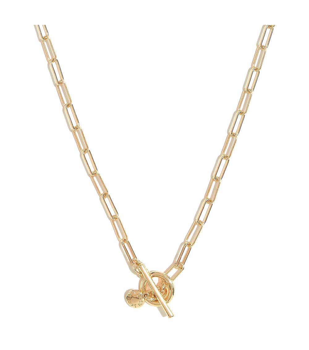 J crew shop gold chain necklace