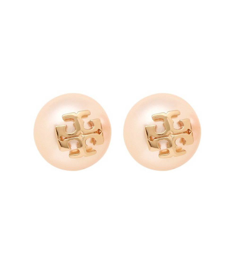 Tory burch semi precious stud earrings outlet