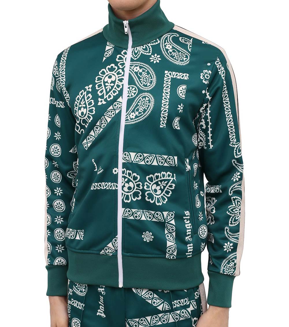 men green bandana jacket