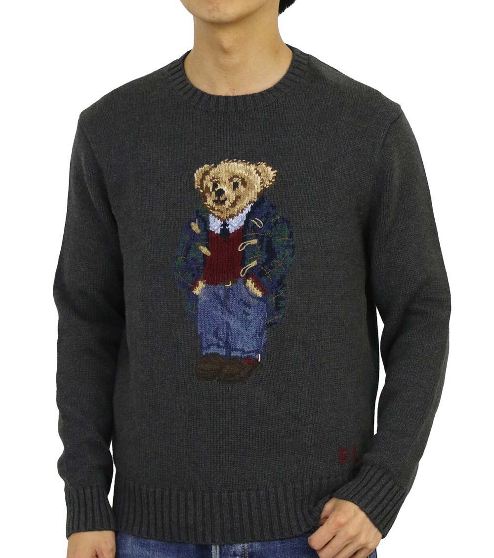 Polo bear grey sweater top