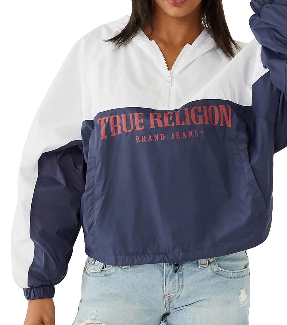 True religion half hot sale zip hoodie