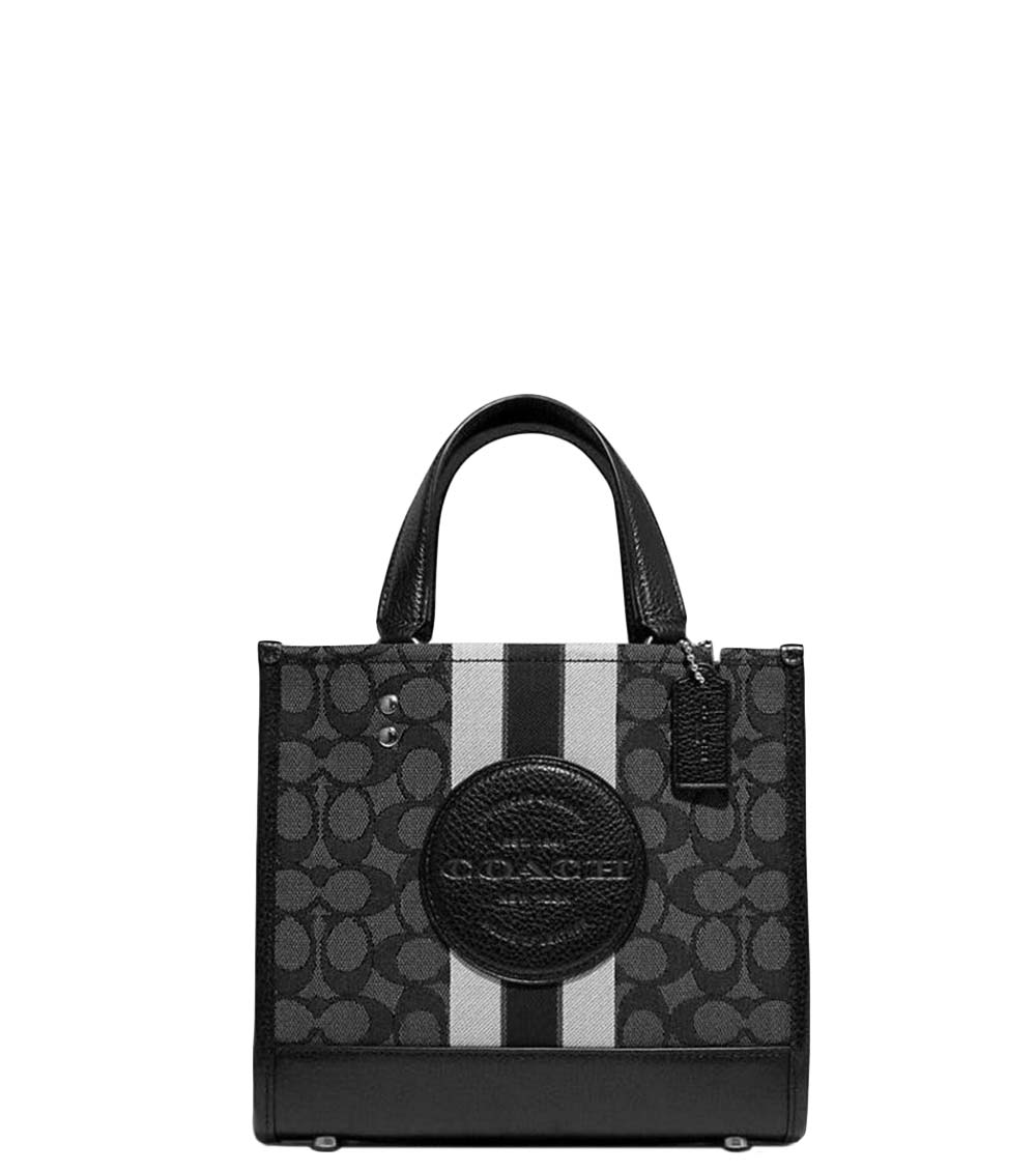 Coach Dempsey Carryall Tote Satchel Crossbody In hot Black