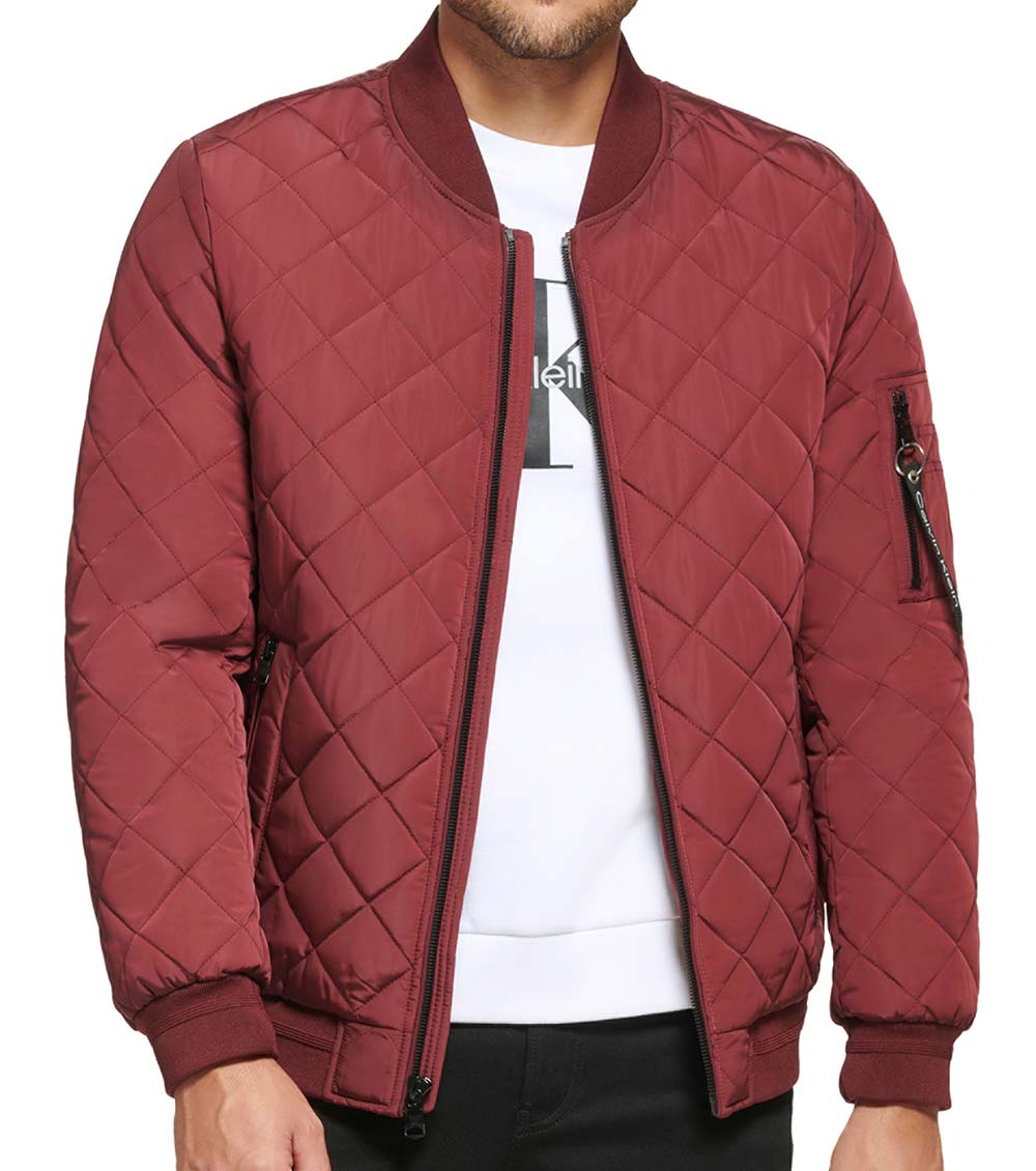 Quilted Bomber Jacket Calvin Klein®