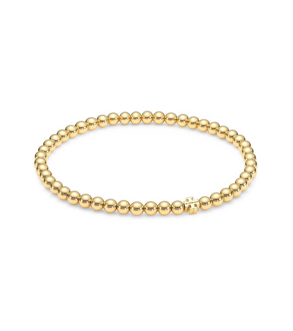 tory burch metal beaded bracelet