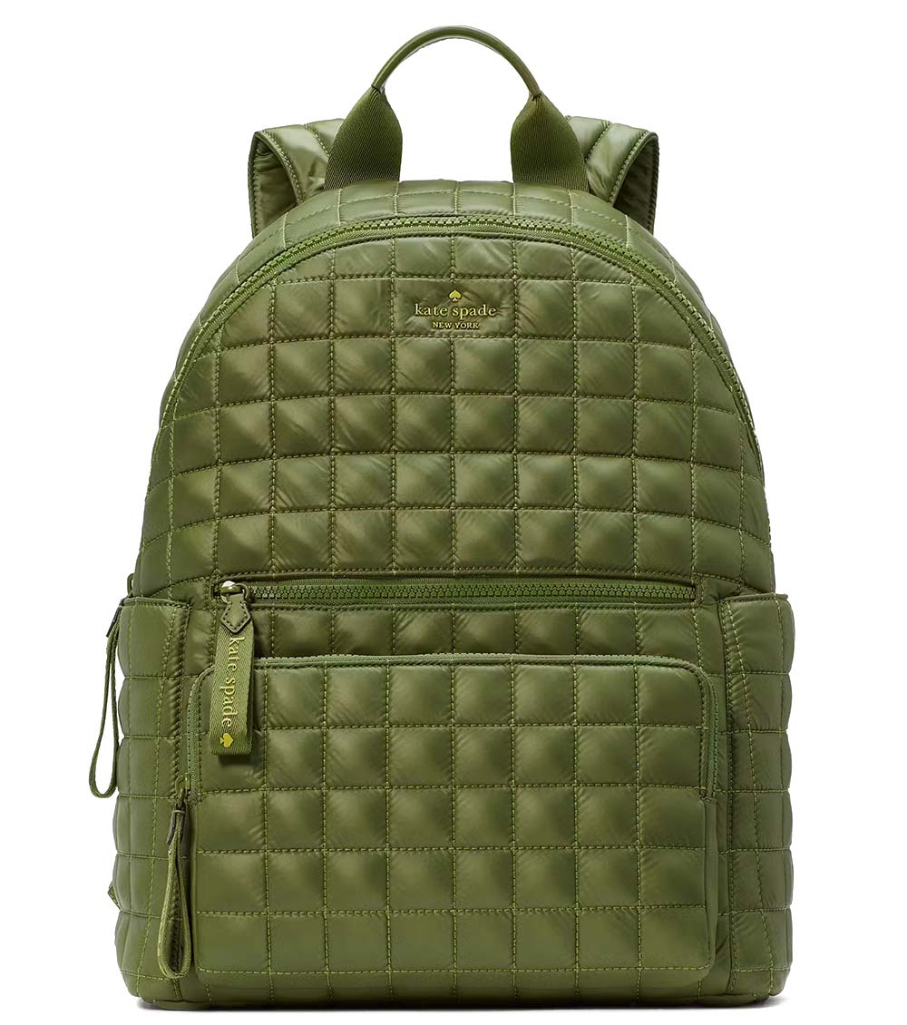 Green kate spade backpack hotsell