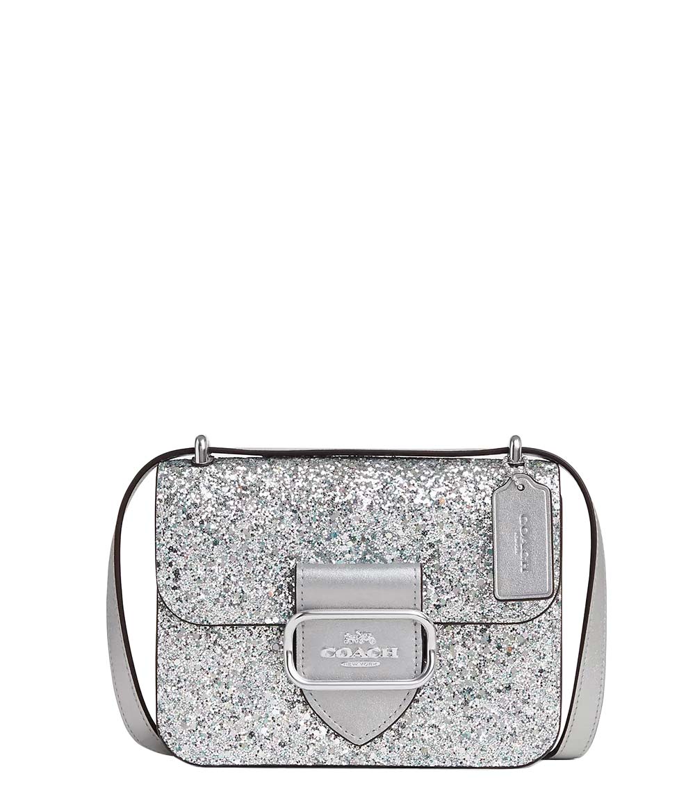 Coach Silver Morgan Square Small Crossbody Bag for Women Online