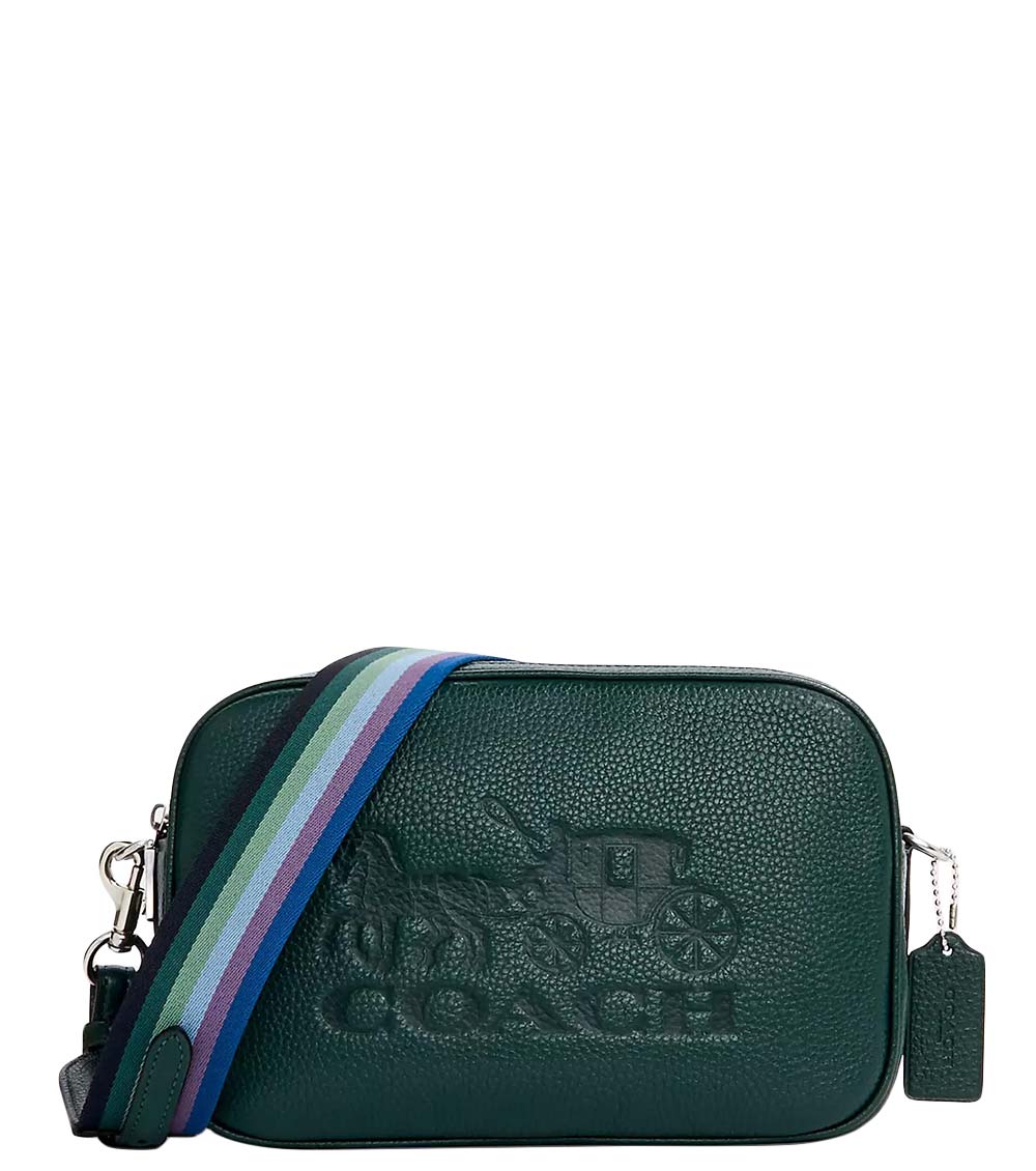 Coach dark discount green crossbody bag