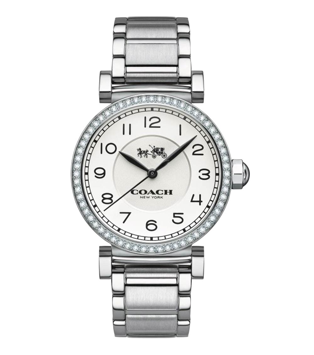 Just Cavalli Silver Logo Watch for Women Online India at Darveys.com