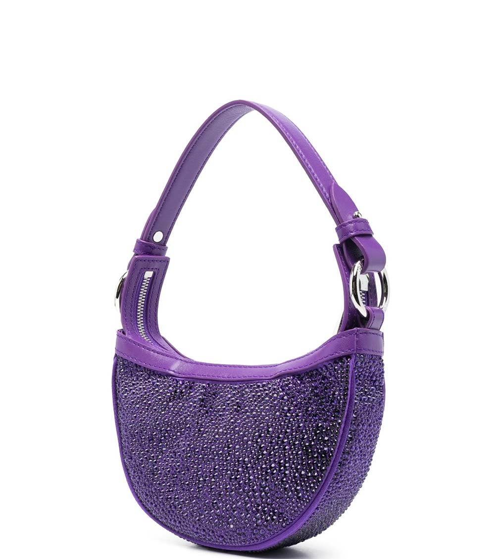 Buy Versace Jeans Couture Purple Boroque-Buckle Mini Crossbody Bag at  Redfynd