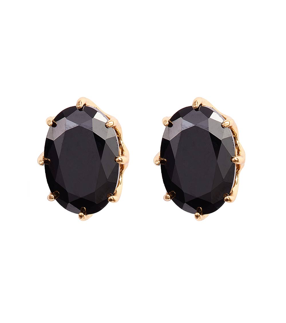 Kate spade black hot sale diamond earrings