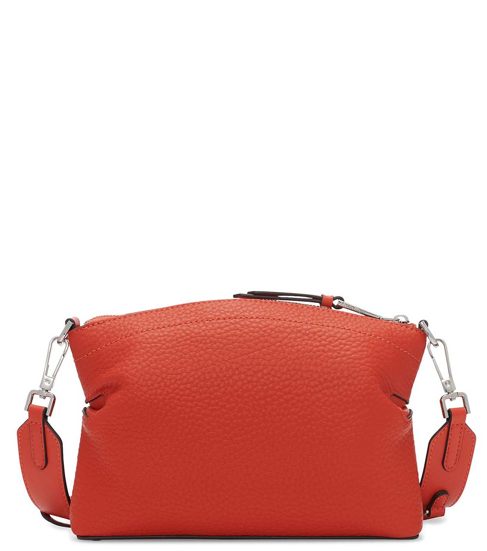 Calvin Klein Cypress Top Zip Convertible Crossbody With Pouch in Red