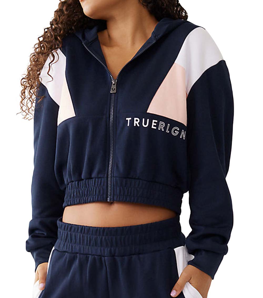 True religion color hot sale block hoodie