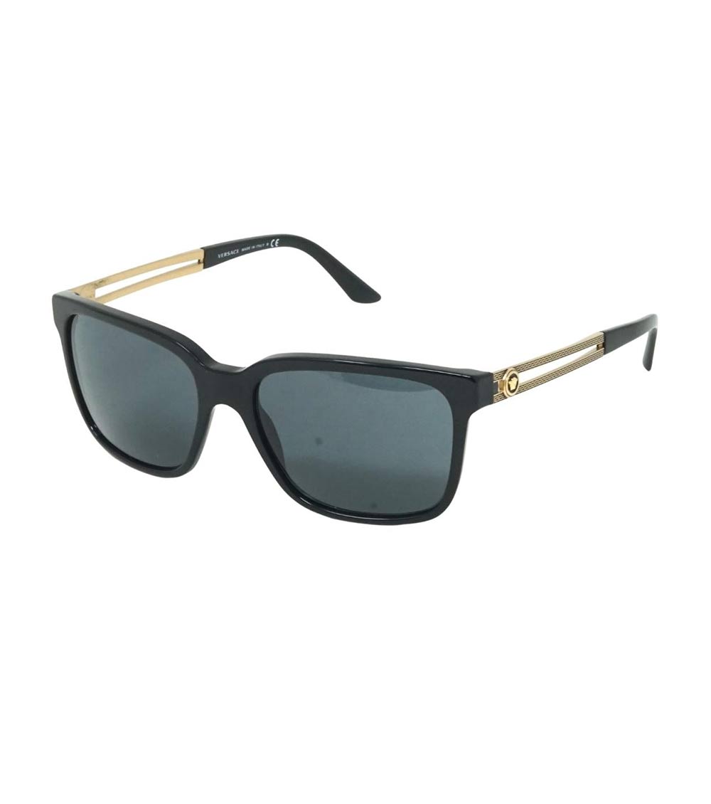 Versace Sunglasses VE 2184 1252/87 61-17-140 Pale Gold / Dark Grey Mad -  classypw.com