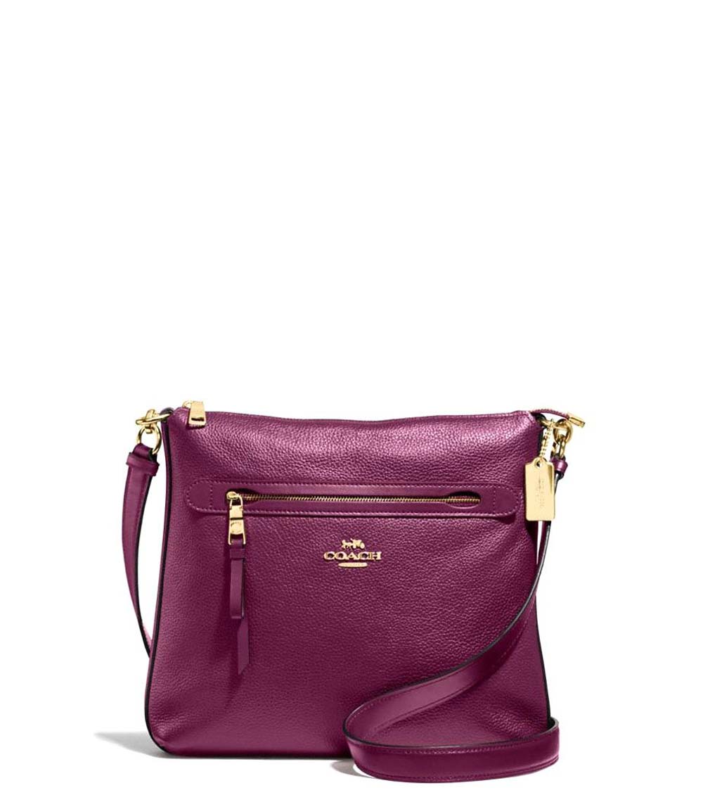 Coach pebble leather mae on sale crossbody