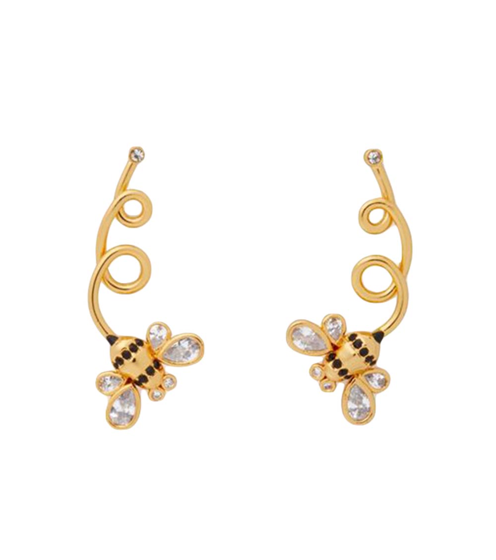 Buy Ted Baker Brushed Rose Gold Tone Beelii Double Bee Earrings for Women  Online  Tata CLiQ Luxury