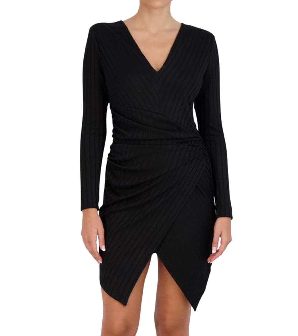 Bcbgmaxazria long hot sale sleeve dress