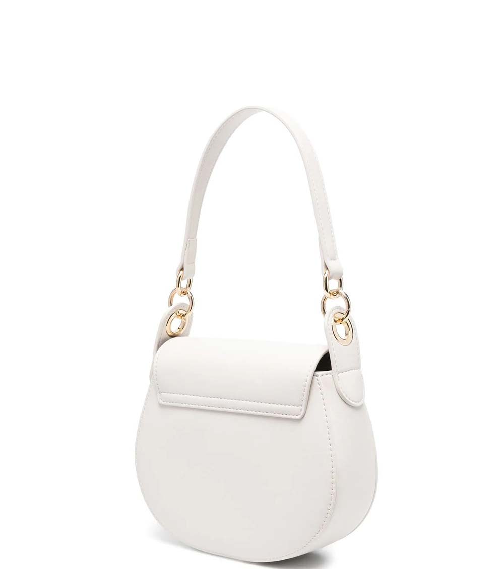 Love Moschino White Heart-logo Mini Shoulder Bag for Women Online