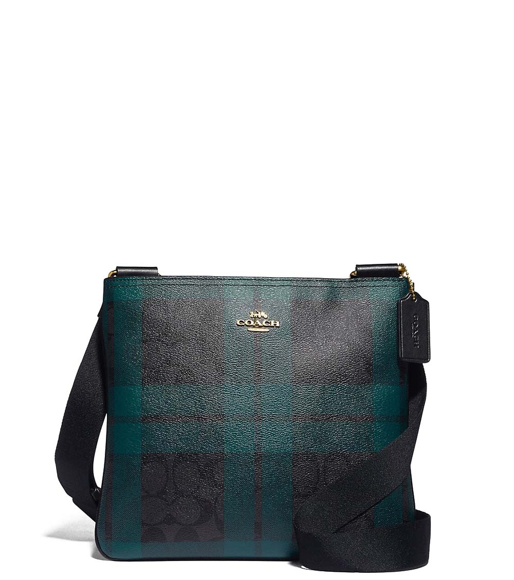 Coach Women Dark Green File Medium Crossbody Bag, Onesize| Luxury Crossbody Bags for Women | Darveys