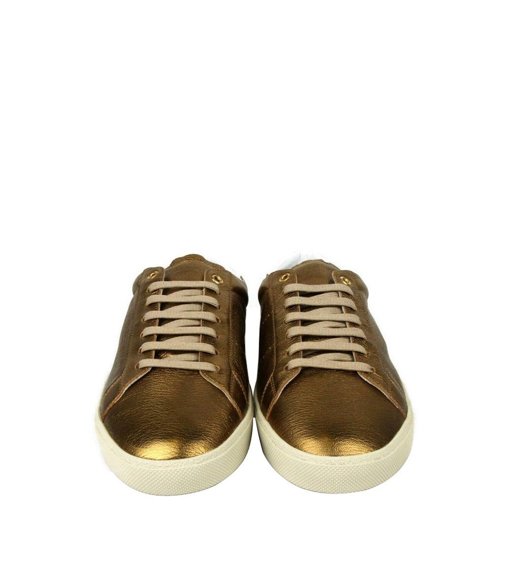 Saint laurent hot sale metallic sneakers