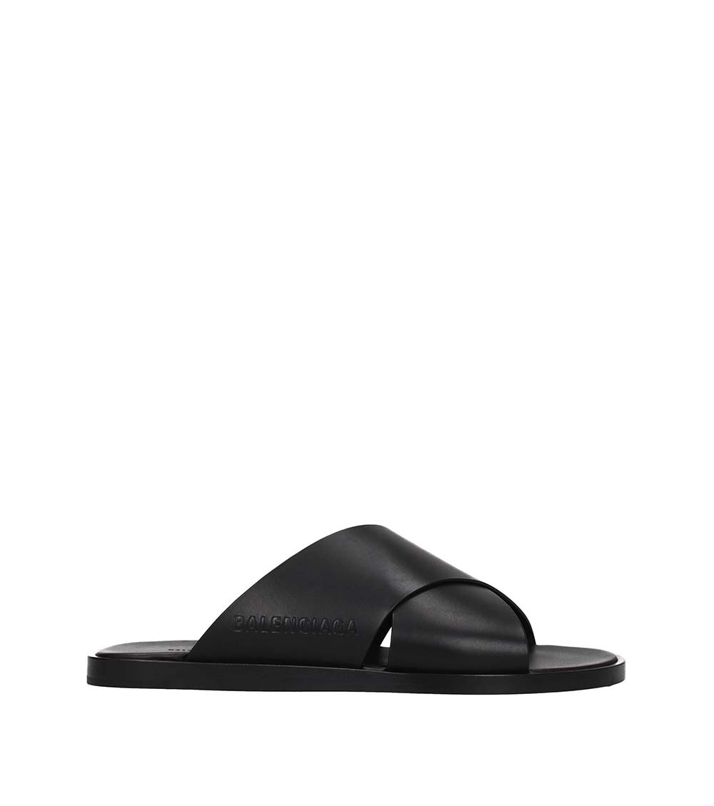 Balenciaga Men Sandals Black Plastic ref.964826 - Joli Closet