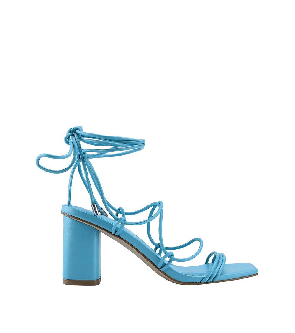 Calvin Klein Light Blue Calista Strappy High Heels for Women Online India  at 