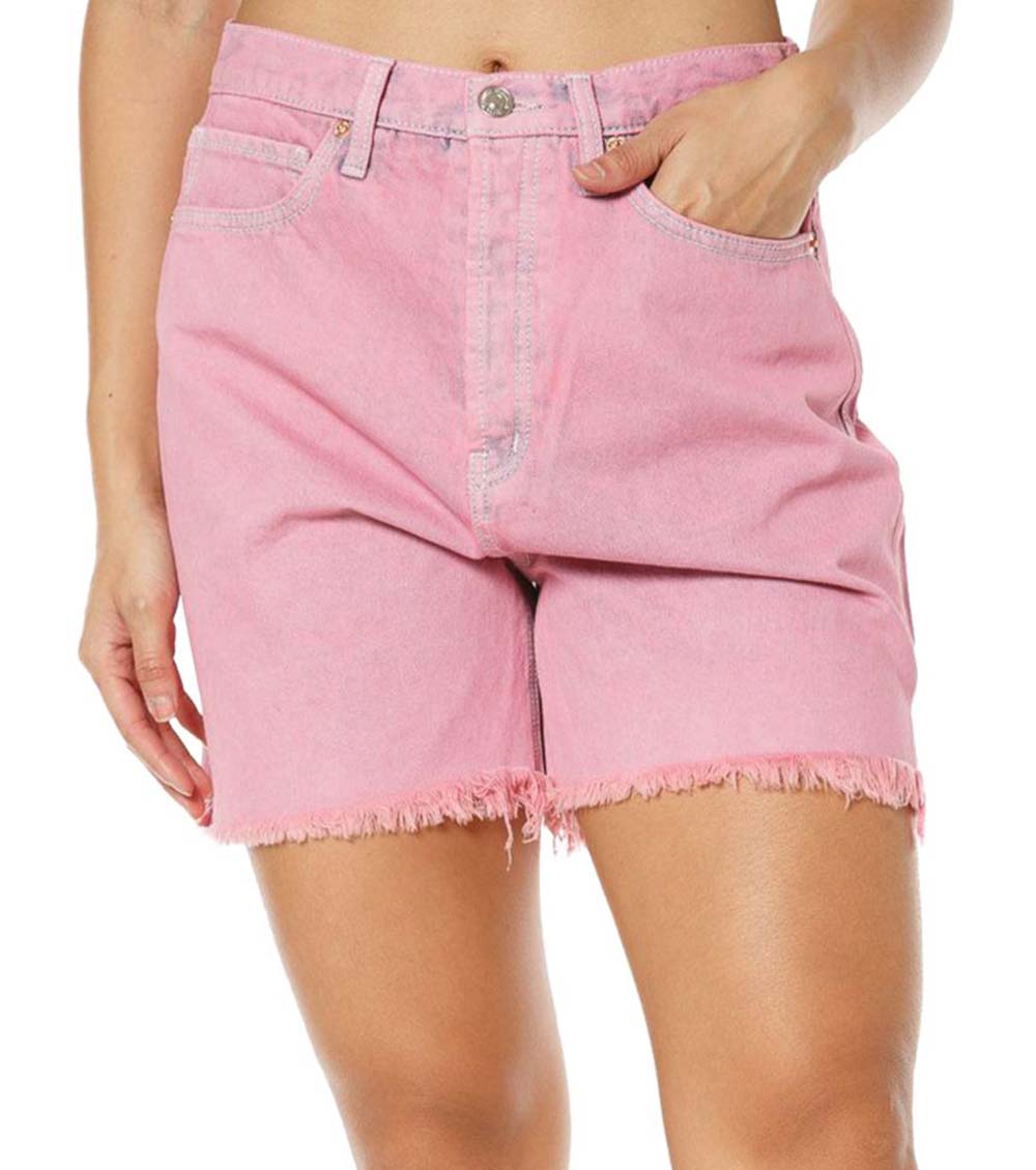 Summer Pop Style Of Raw Edge Pink Denim Shorts Women's Design Sense New High  Waist Thin Tassel Fried Street A-Shaped Hot Pants - AliExpress