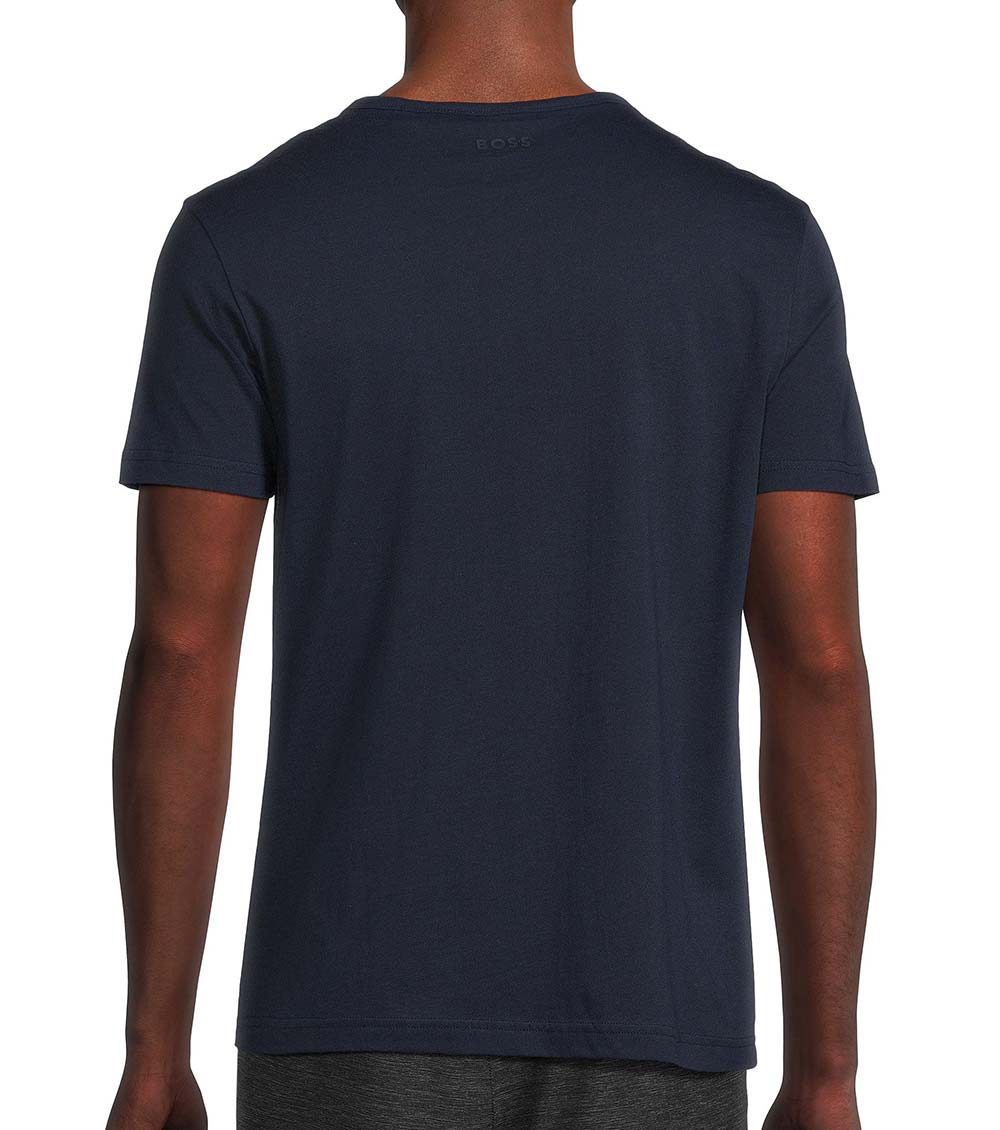 Hugo Boss Navy Blue Teebo Solid T Shirt for Men Online India at