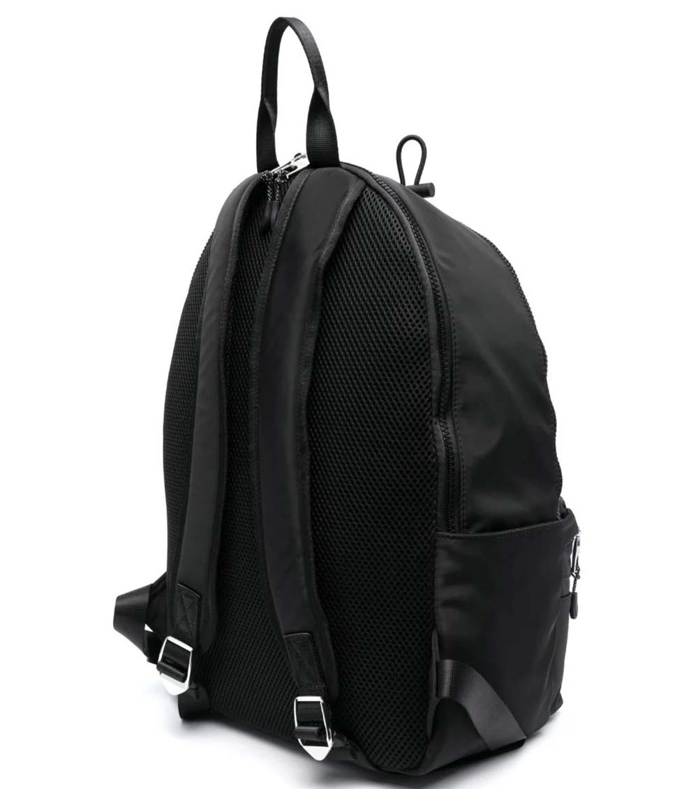 Versace Jeans Couture Black Logo Large Backpack for Men Online