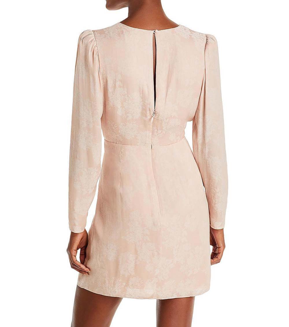 BCBGMaxazria Peach Faux Wrap Dress for Women Online India at