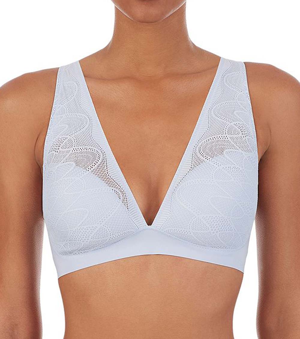 DKNY White Lace Comfort Wireless Bralette for Women Online India