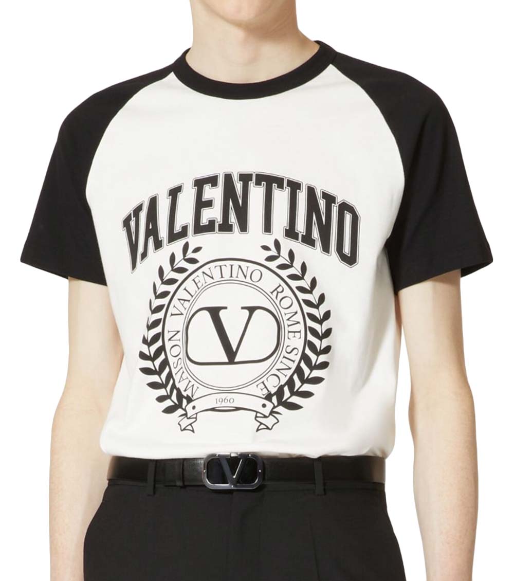 Valentino logo outlet print t shirt