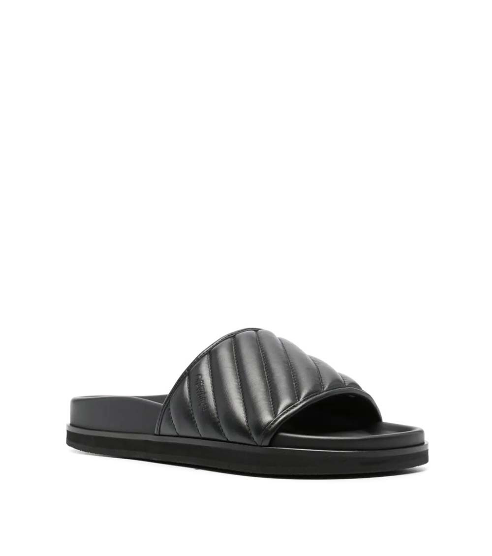 Off White Black Duffle Slip On Slides for Men Online India at