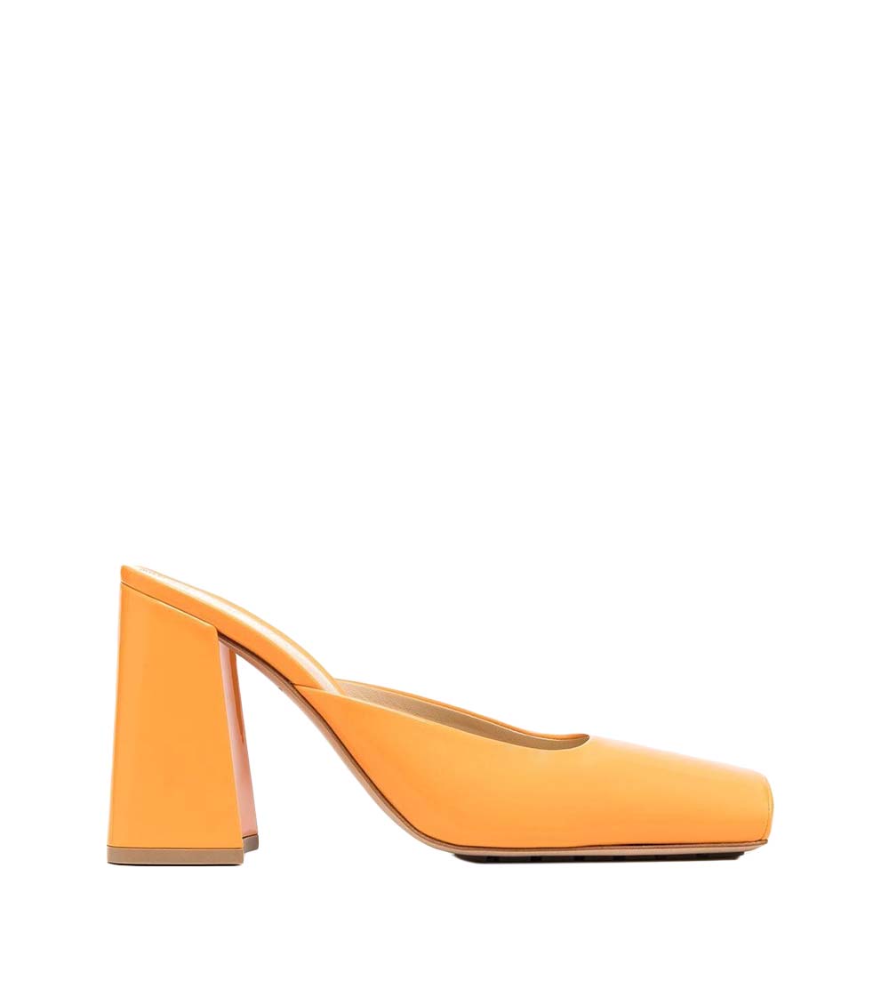 Orange mules cheap