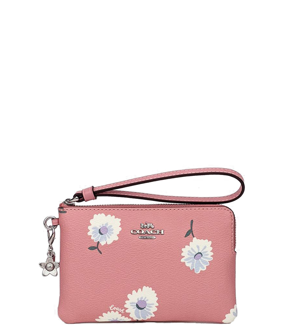 Coach Wristlet cheapest with Daisy Print