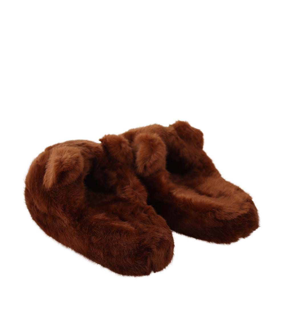 Teddy fur online slippers