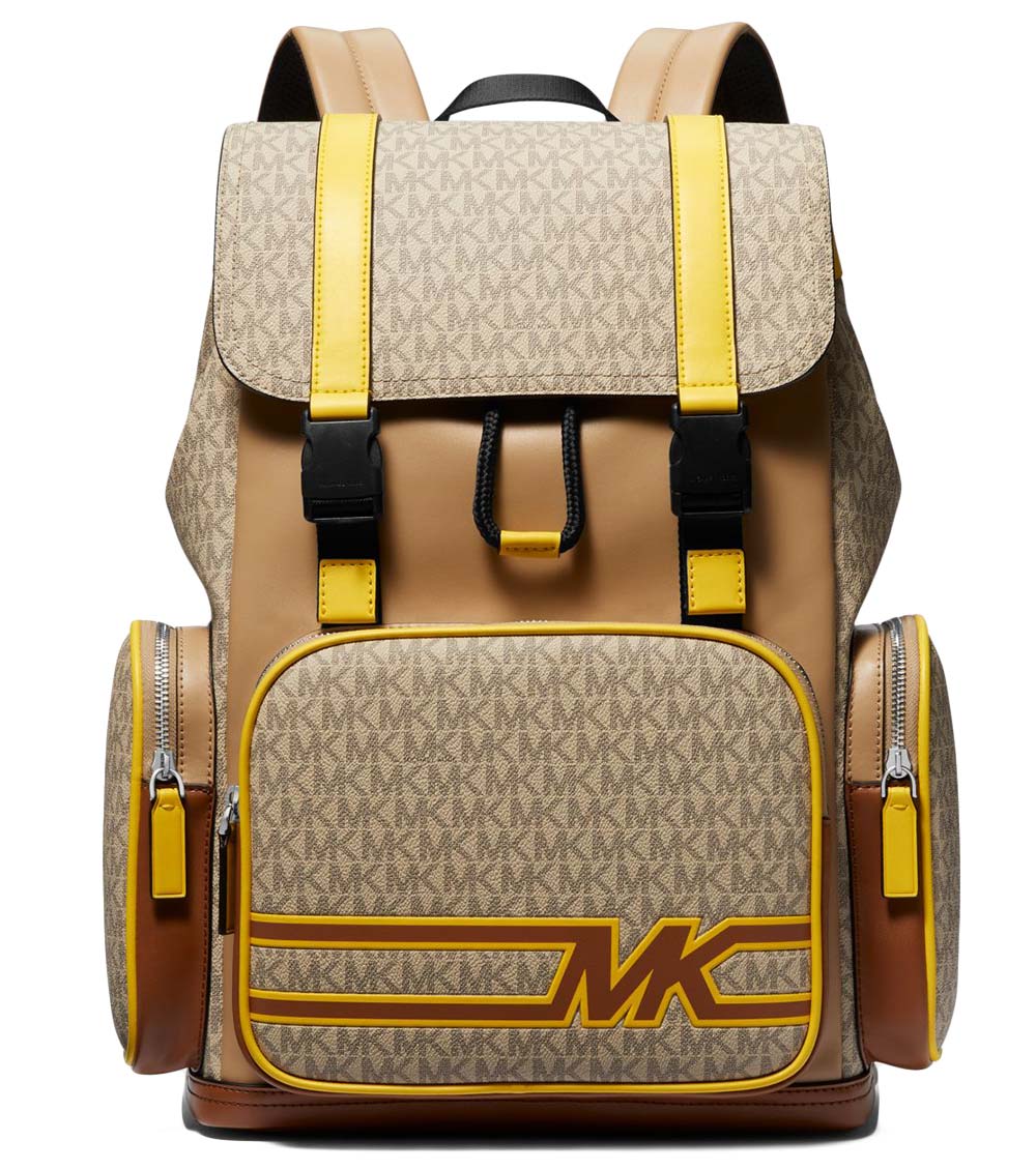 Michael Kors Cooper Backpack Men : Yellow_ Gray