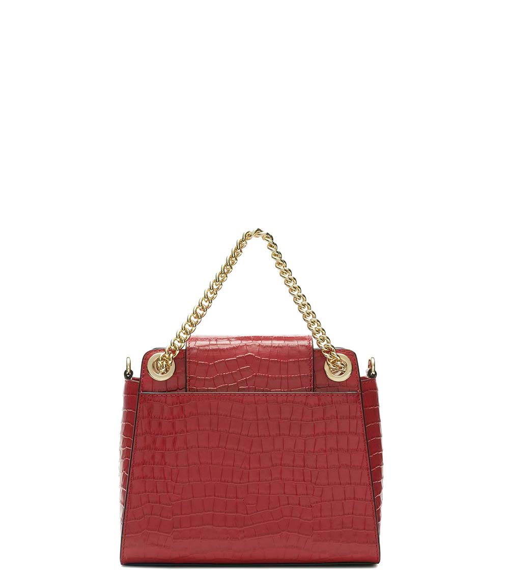 Dkny Lilian Chain Flap Red Crossbody online Bag