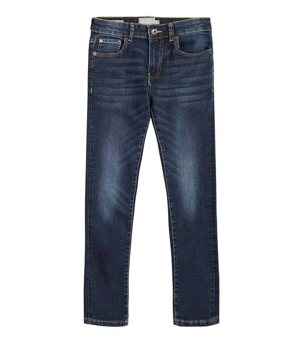 Lucky Brand Boys Navy Blue Authentic Skinny Denim Jeans