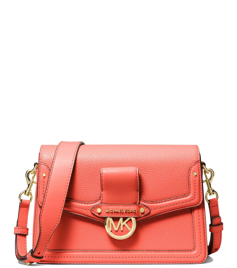 Arriba 100+ imagen michael kors jessie medium pebbled leather shoulder