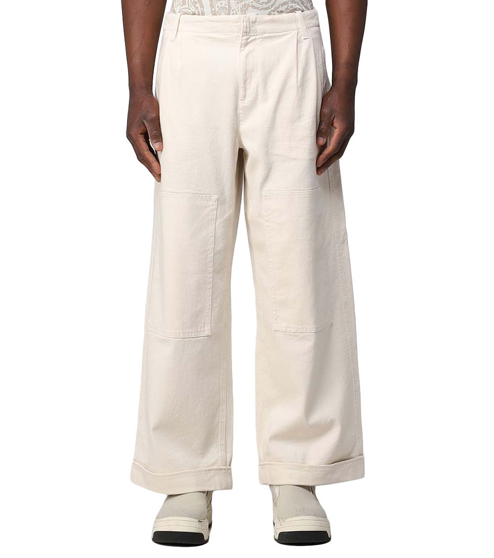 Buy Off White AnkleLength Pants Online  RK India Store View