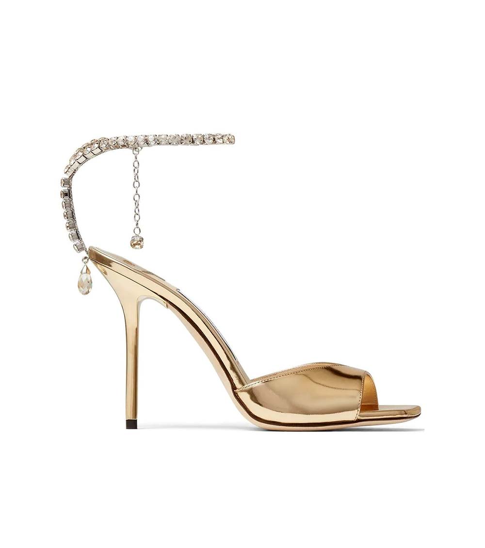 Jimmy choo gold new arrivals