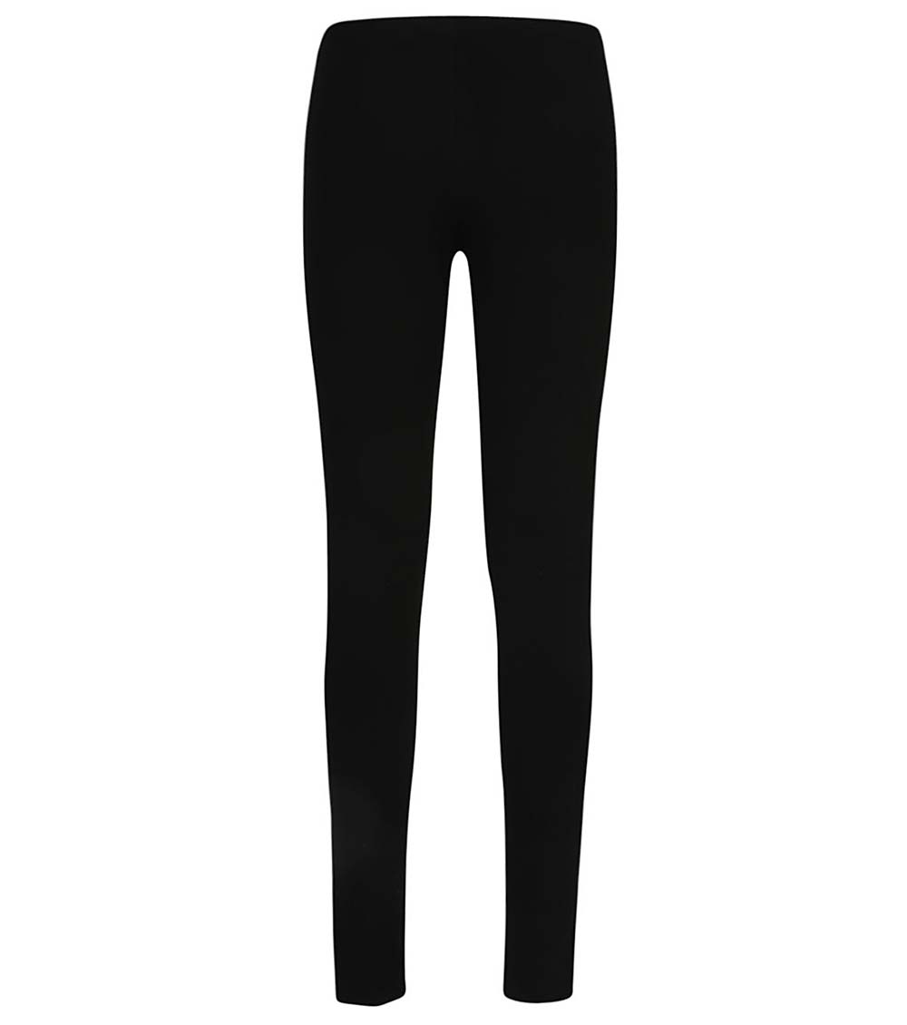 EA7 Emporio Armani Black Logo-Print Cotton Leggings for Women Online India  at