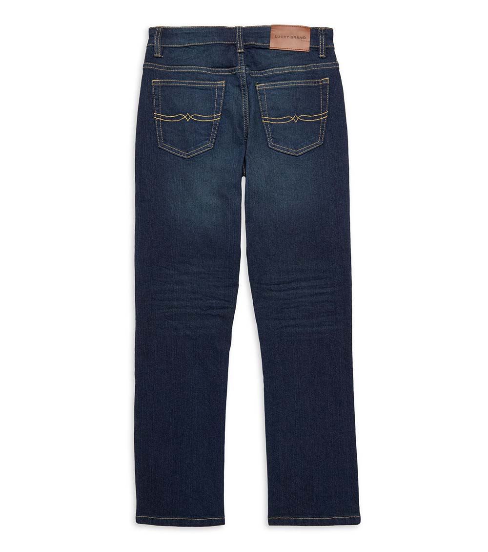 Lucky Brand Boys Navy Blue Straight Mid Rise Jeans